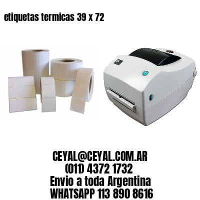 etiquetas termicas 39 x 72