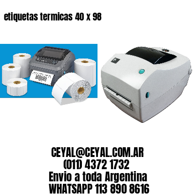 etiquetas termicas 40 x 98