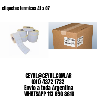 etiquetas termicas 41 x 87