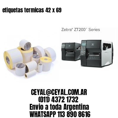 etiquetas termicas 42 x 69