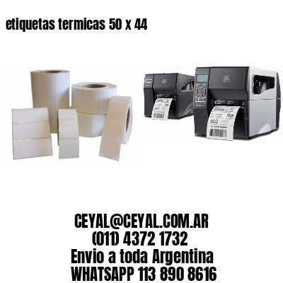 etiquetas termicas 50 x 44