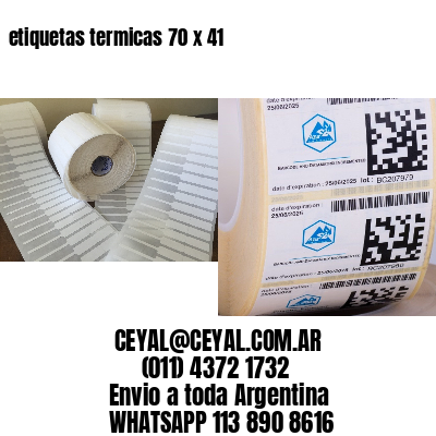 etiquetas termicas 70 x 41