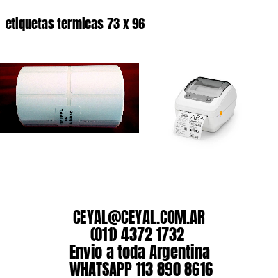etiquetas termicas 73 x 96