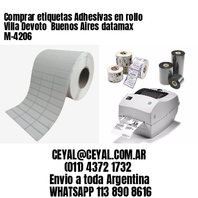Comprar etiquetas Adhesivas en rollo Villa Devoto  Buenos Aires datamax  M-4206