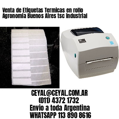 Venta de Etiquetas Termicas en rollo Agronomia Buenos Aires tsc industrial