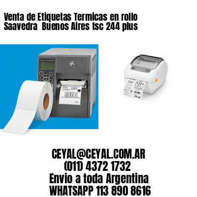 Venta de Etiquetas Termicas en rollo Saavedra  Buenos Aires tsc 244 plus