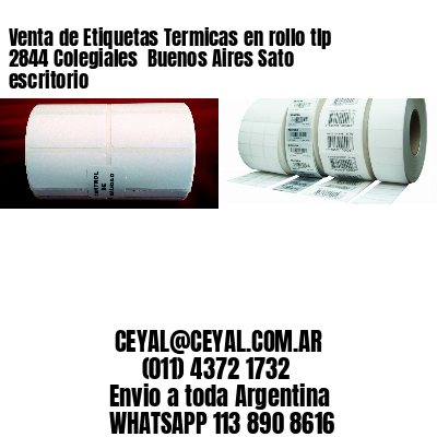 Venta de Etiquetas Termicas en rollo tlp 2844 Colegiales  Buenos Aires Sato escritorio
