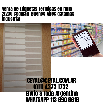 Venta de Etiquetas Termicas en rollo zt230 Coghlan  Buenos Aires datamax industrial