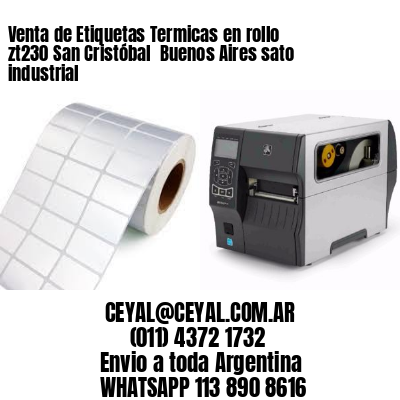 Venta de Etiquetas Termicas en rollo zt230 San Cristóbal  Buenos Aires sato industrial