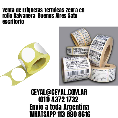 Venta de Etiquetas Termicas zebra en rollo Balvanera  Buenos Aires Sato escritorio