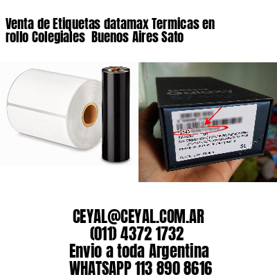 Venta de Etiquetas datamax Termicas en rollo Colegiales  Buenos Aires Sato