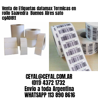 Venta de Etiquetas datamax Termicas en rollo Saavedra  Buenos Aires sato cg408tt