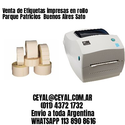 Venta de Etiquetas impresas en rollo Parque Patricios  Buenos Aires Sato