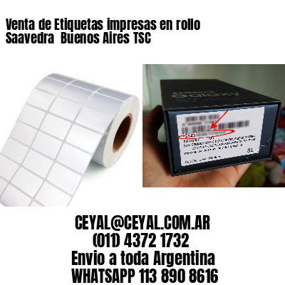 Venta de Etiquetas impresas en rollo Saavedra  Buenos Aires TSC