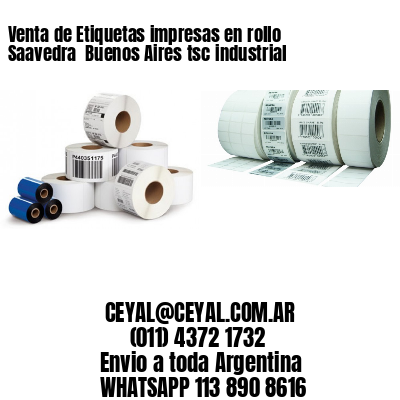 Venta de Etiquetas impresas en rollo Saavedra  Buenos Aires tsc industrial