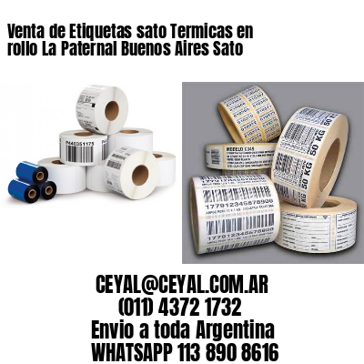 Venta de Etiquetas sato Termicas en rollo La Paternal Buenos Aires Sato