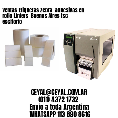 Ventas Etiquetas Zebra  adhesivas en rollo Liniers  Buenos Aires tsc escitorio