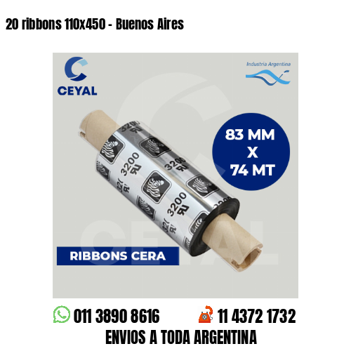 20 ribbons 110×450 – Buenos Aires
