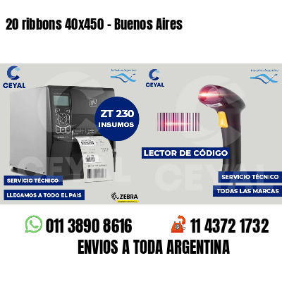 20 ribbons 40x450 - Buenos Aires