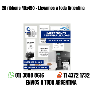 20 ribbons 40x450 - Llegamos a toda Argentina