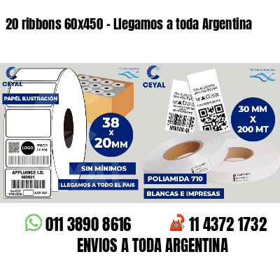 20 ribbons 60x450 - Llegamos a toda Argentina