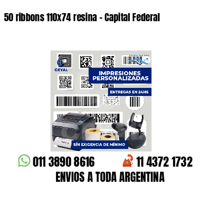 50 ribbons 110x74 resina - Capital Federal