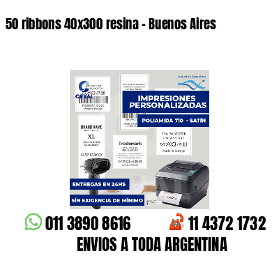 50 ribbons 40x300 resina - Buenos Aires