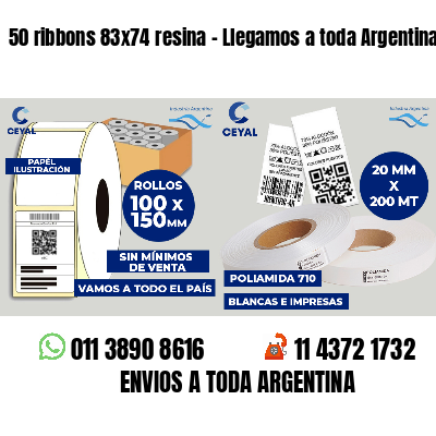 50 ribbons 83x74 resina - Llegamos a toda Argentina