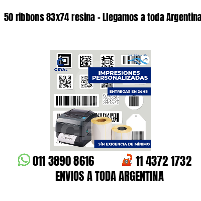 50 ribbons 83x74 resina - Llegamos a toda Argentina