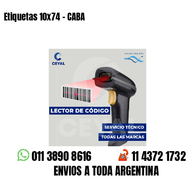 Etiquetas 10x74 - CABA