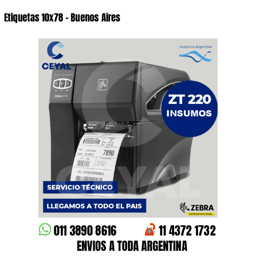 Etiquetas 10×78 – Buenos Aires