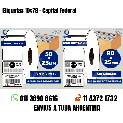 Etiquetas 10x79 - Capital Federal