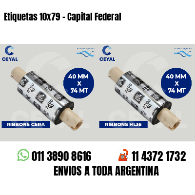 Etiquetas 10x79 - Capital Federal