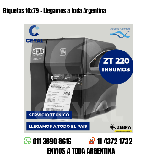 Etiquetas 10×79 – Llegamos a toda Argentina