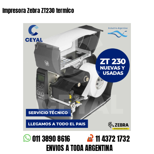Impresora Zebra ZT230 termico