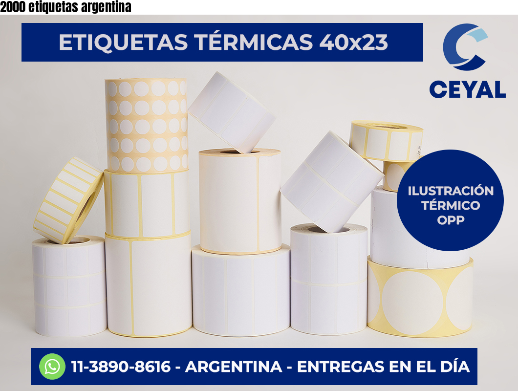 2000 etiquetas argentina