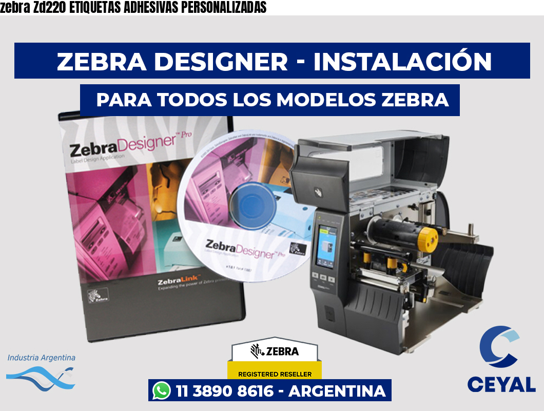 zebra Zd220 ETIQUETAS ADHESIVAS PERSONALIZADAS