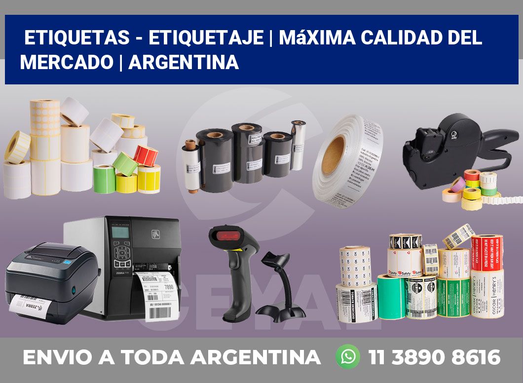 Etiquetas – etiquetaje | Máxima calidad del mercado | Argentina