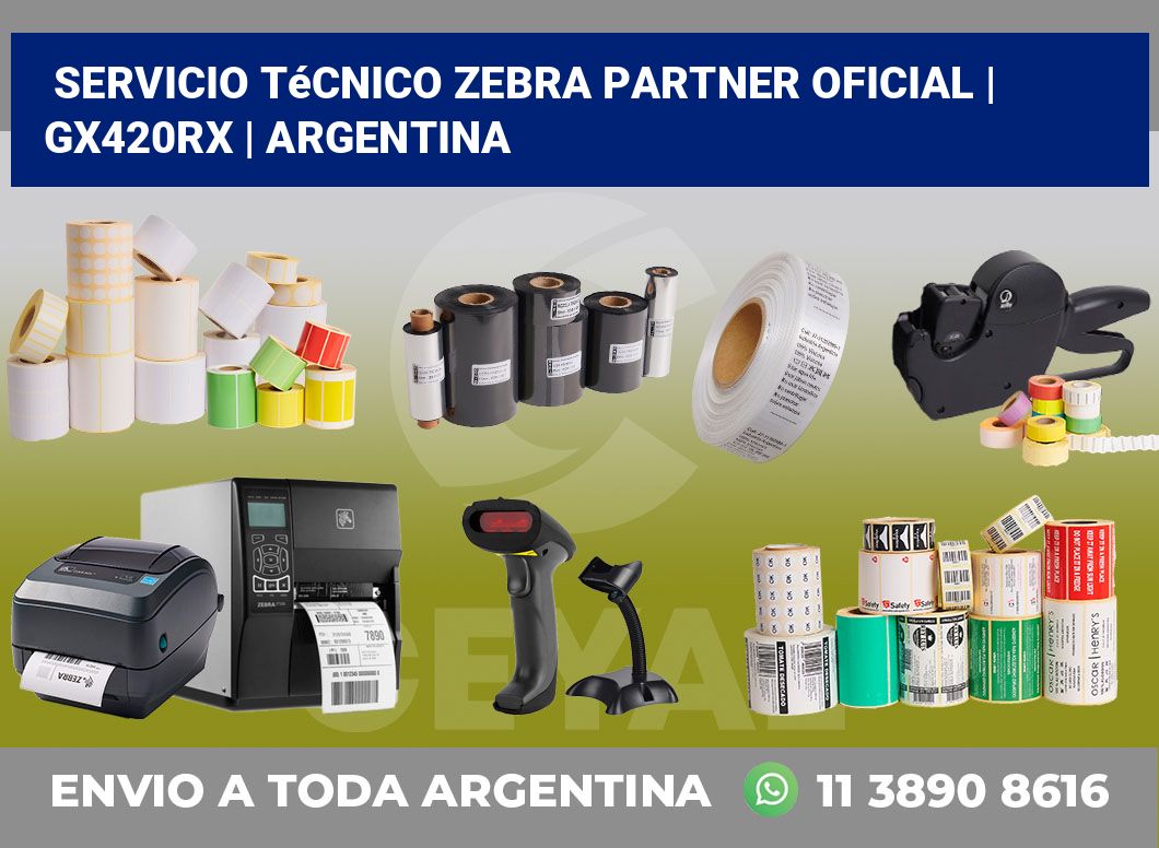 Servicio técnico Zebra Partner Oficial | GX420Rx | Argentina