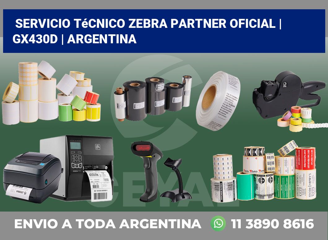 Servicio técnico Zebra Partner Oficial | GX430d | Argentina