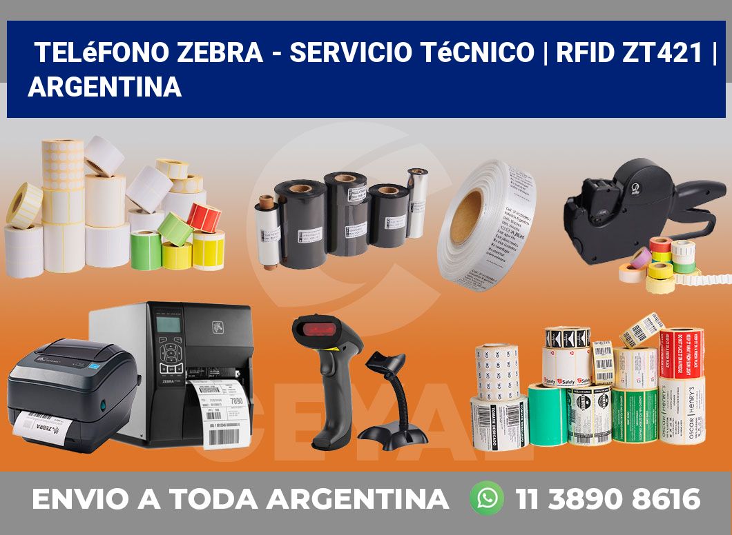 Teléfono Zebra – Servicio Técnico | RFID ZT421 | Argentina