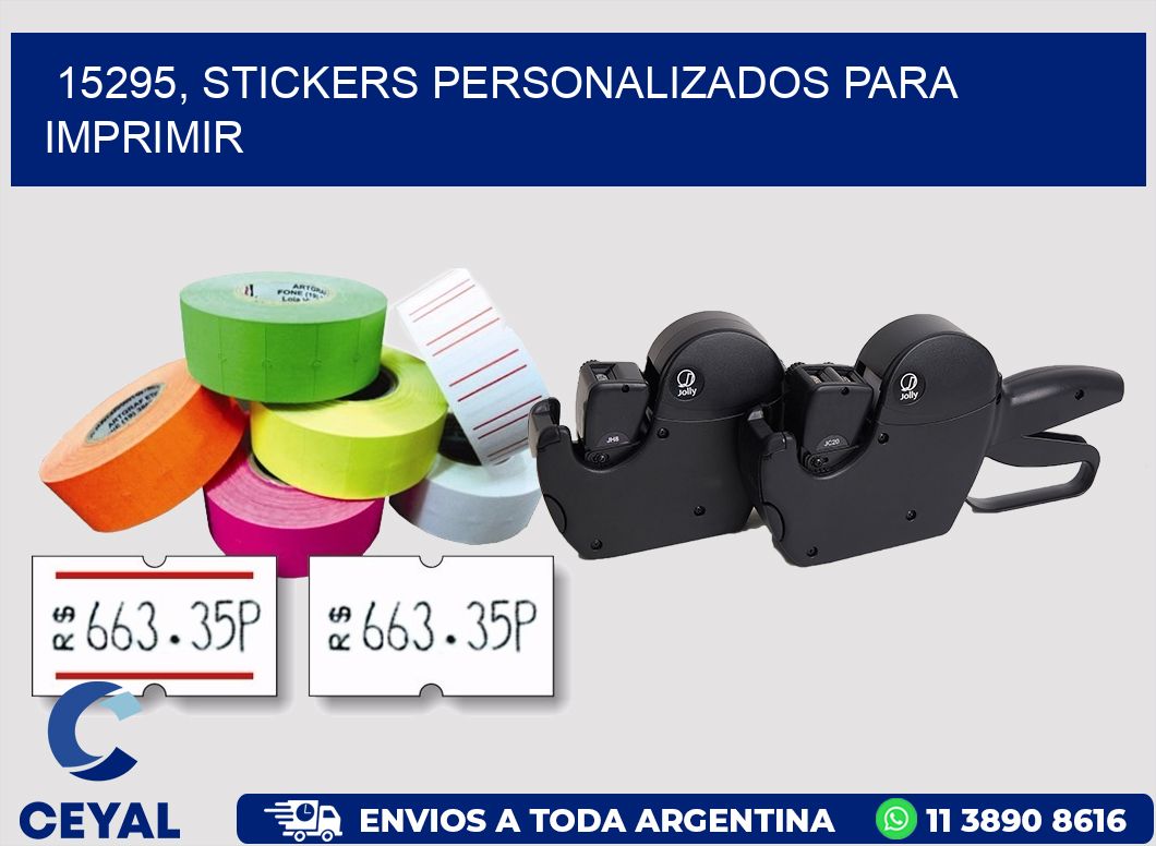 15295, stickers personalizados para imprimir