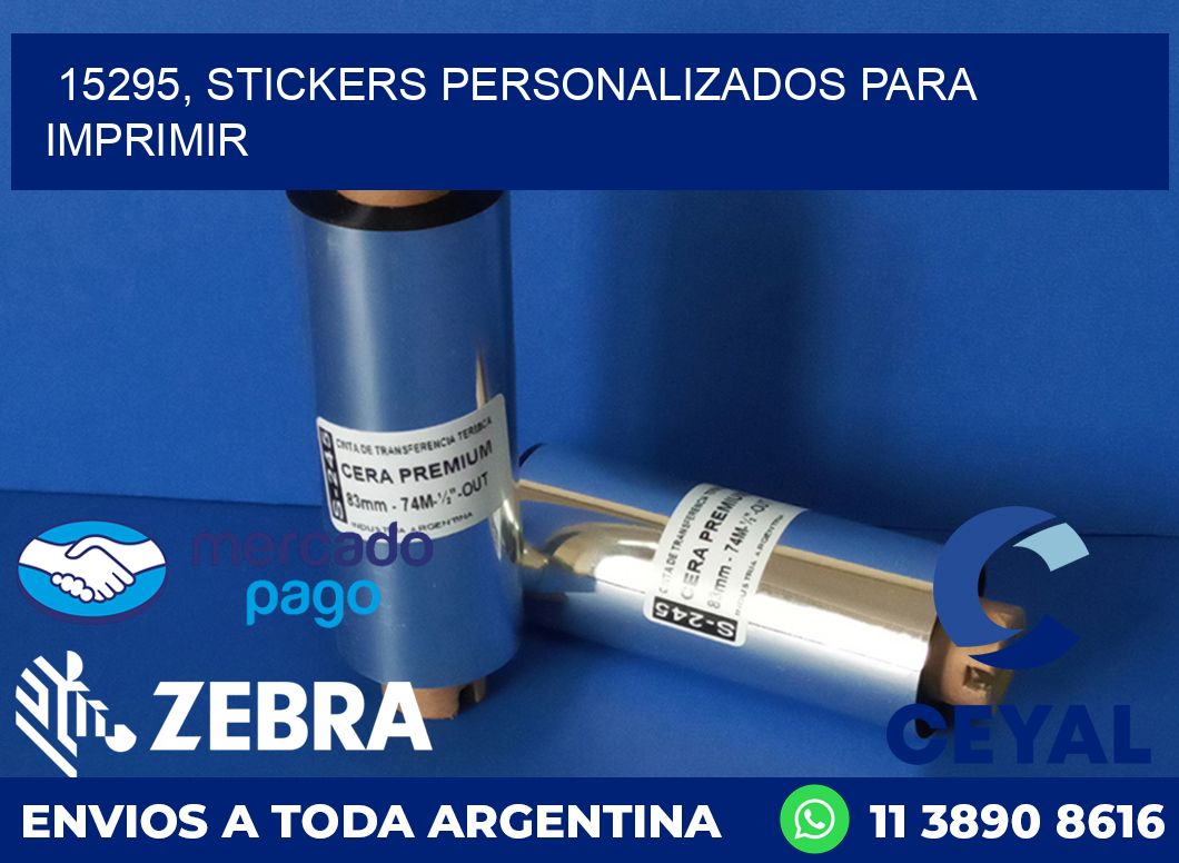 15295, stickers personalizados para imprimir