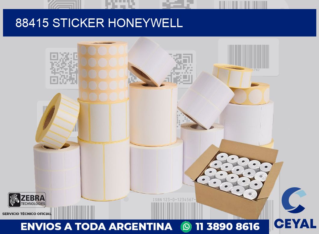 88415 STICKER HONEYWELL | Zebra Etiquetadora