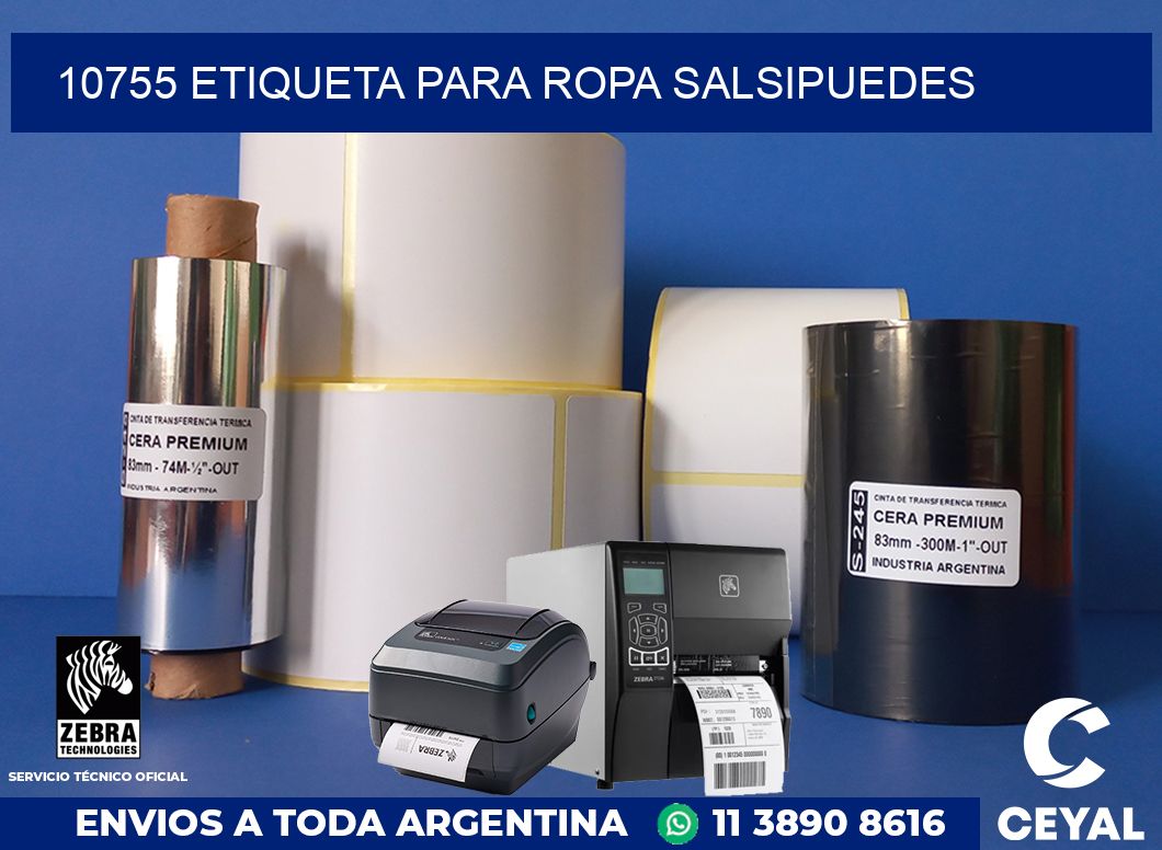 10755 ETIQUETA PARA ROPA SALSIPUEDES