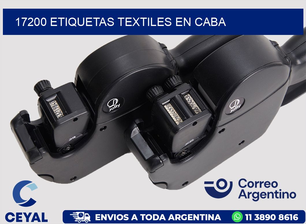 17200 ETIQUETAS TEXTILES EN CABA