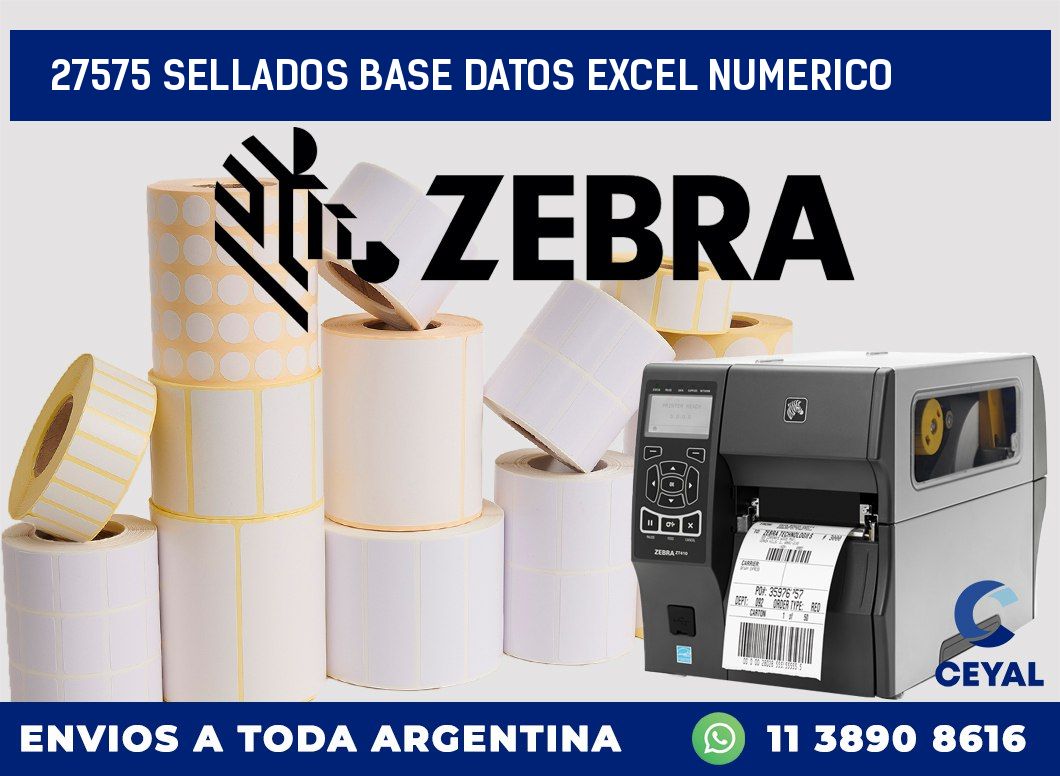 27575 sellados base datos excel numerico