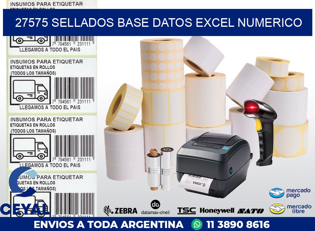 27575 sellados base datos excel numerico