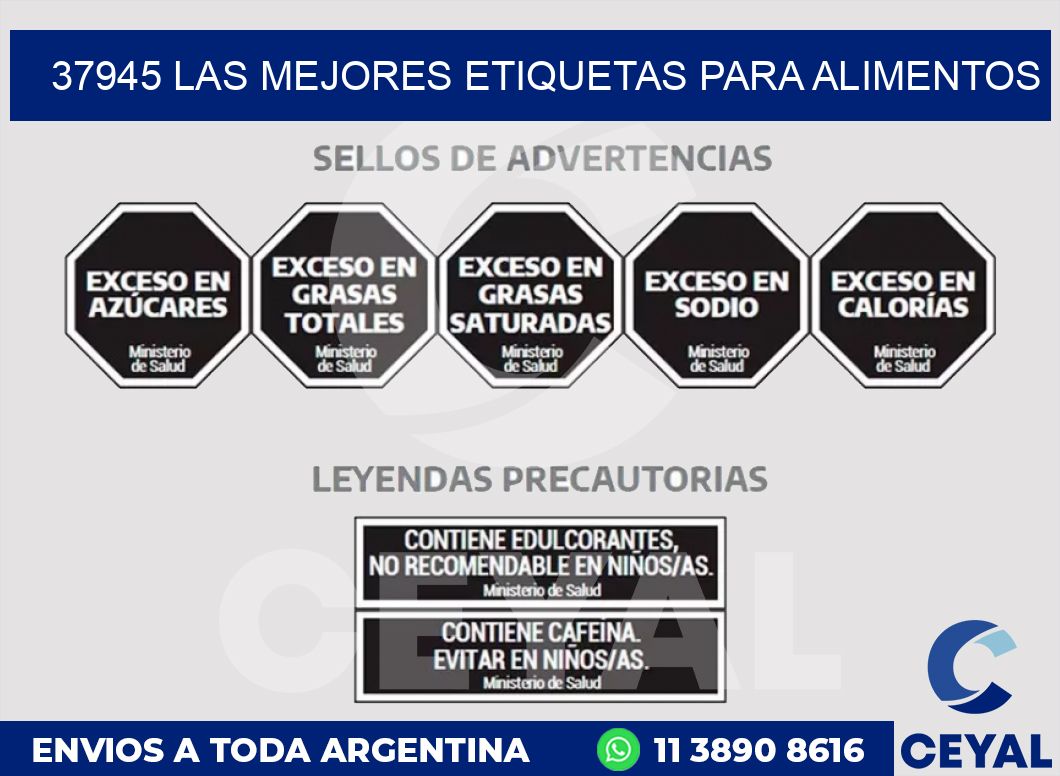 37945 LAS MEJORES ETIQUETAS PARA ALIMENTOS