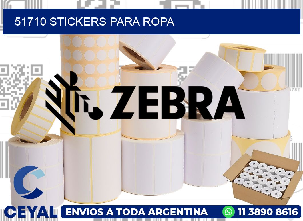 51710 STICKERS PARA ROPA